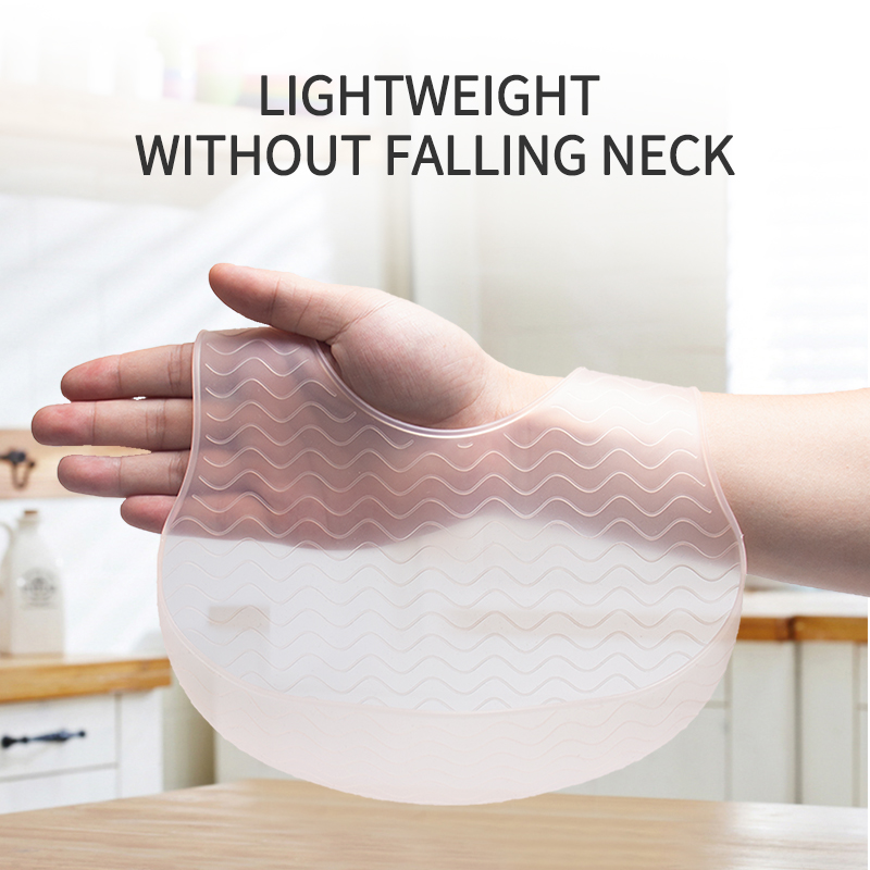 Waterproof Baby Bibs Silicone - 1pc BabySilicone 젤리 턱받이 초경량 어깨