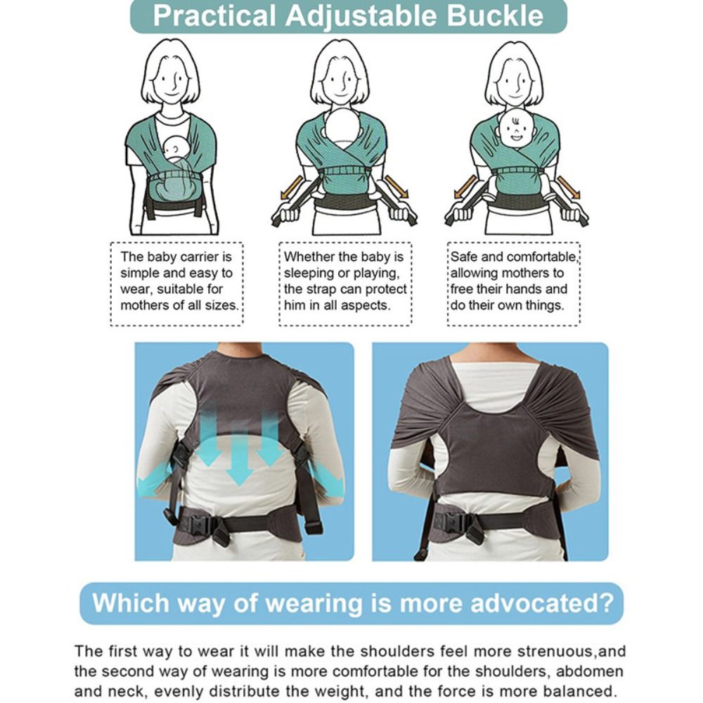 Ergonomic Baby Carrier Newborn To Toddler - 인체공학적 신생아 아기 슬링 랩 통기성