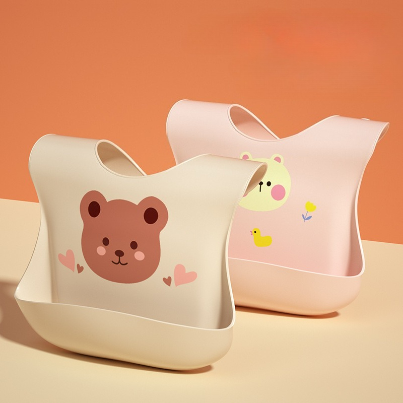 Waterproof Baby Bibs Silicone - 방수 아기 턱받이 부드러운 실리콘 스카프