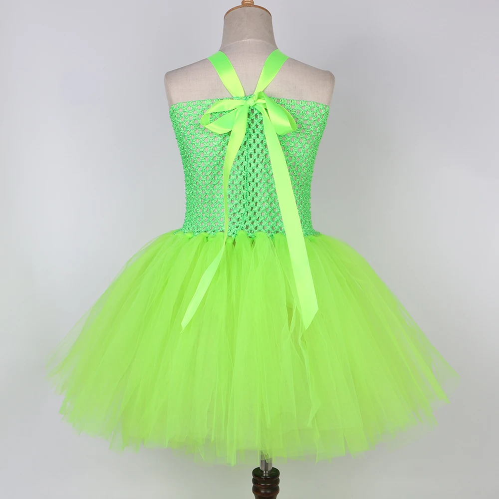 마이크 와조스키 몬스터 의상 소녀용 녹색 큰 눈 만화  - Toddler Girl Tulle Party Dress 리뷰 및 가격