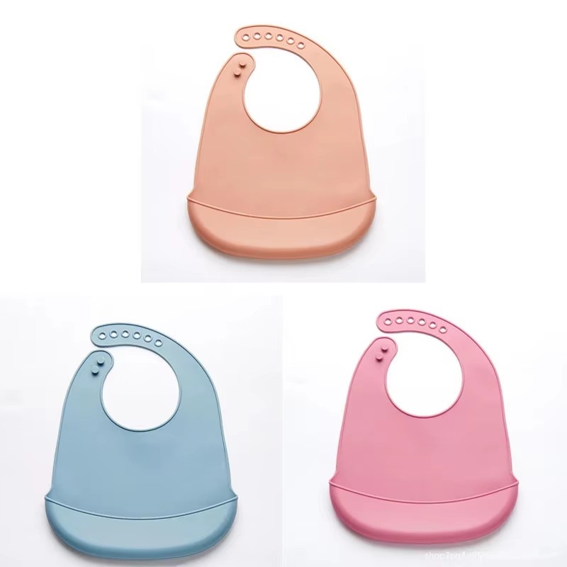 1/3pcs 아기 턱받이 조절 가능한 방수 턱받이 아기 - Waterproof Baby Bibs Silicone 리뷰 및 가격