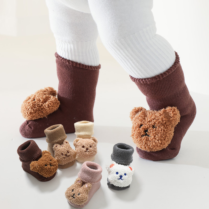 두꺼운 코랄 플리스 아기 양말 실리콘 바닥 미끄럼 방지 - Unisex Baby Socks Non Slip 리뷰 및 가격