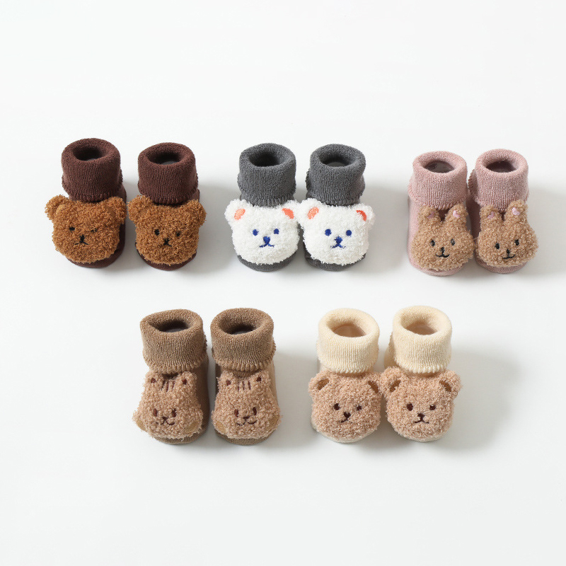 두꺼운 코랄 플리스 아기 양말 실리콘 바닥 미끄럼 방지 - Unisex Baby Socks Non Slip 리뷰 및 가격