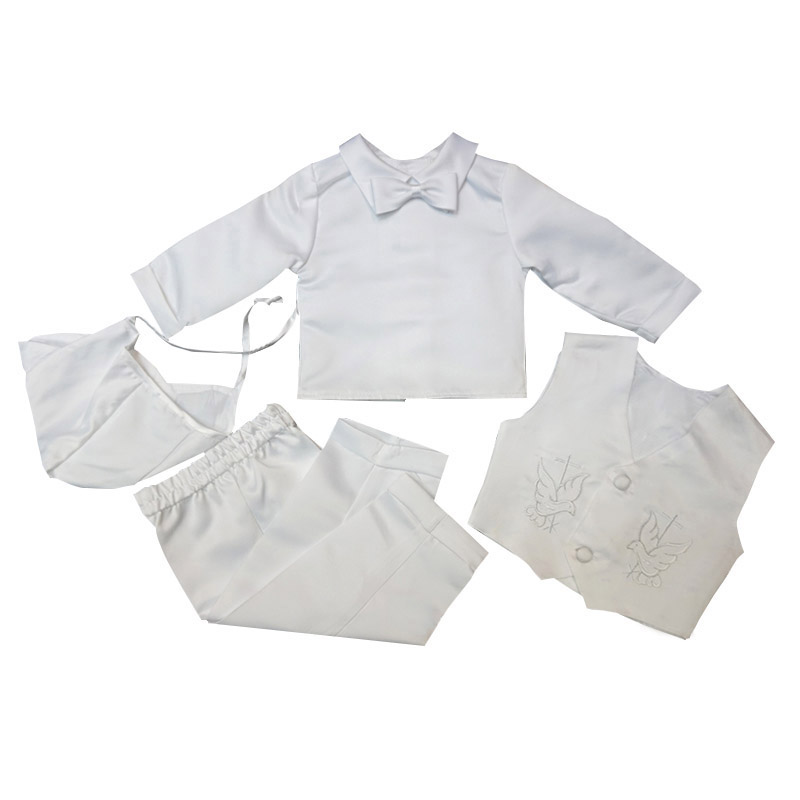 남아용 활 타이 비둘기 세례복, 화이트 세례복, 코스튬 - Baby Boy Suit Set Baptism 리뷰 및 가격