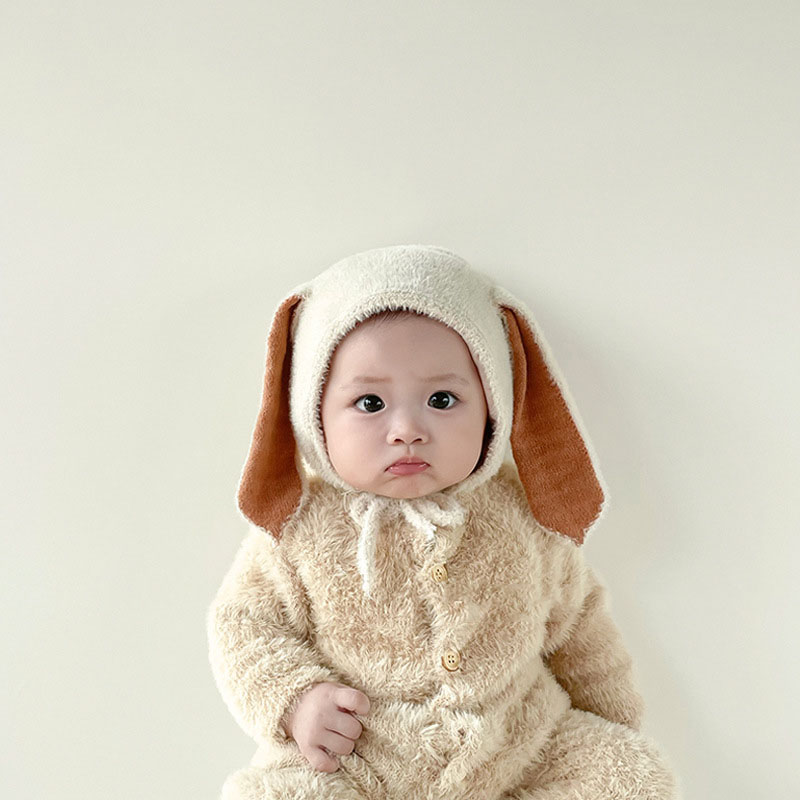 겨울 봉제 토끼 귀 아기 토끼 모자, 어린이 비니 모자 - Infant Beanie Hat With Ears 리뷰 및 가격
